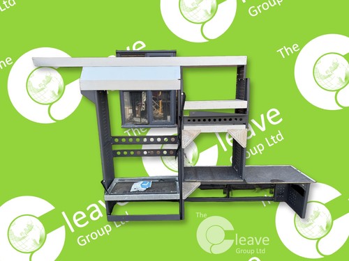 Large van storage racking - van,